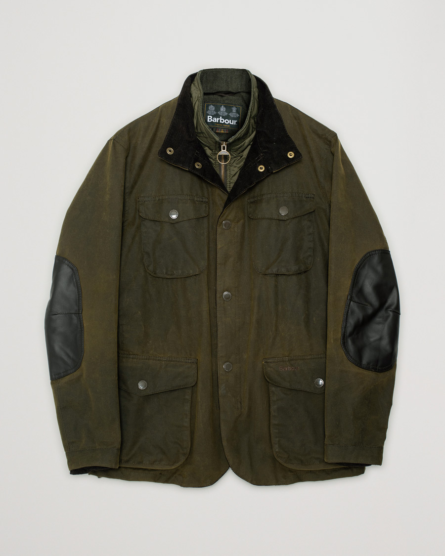 Men | Coats & Jackets | Pre-owned | Barbour Lifestyle Ogston Waxed Jacket Olive