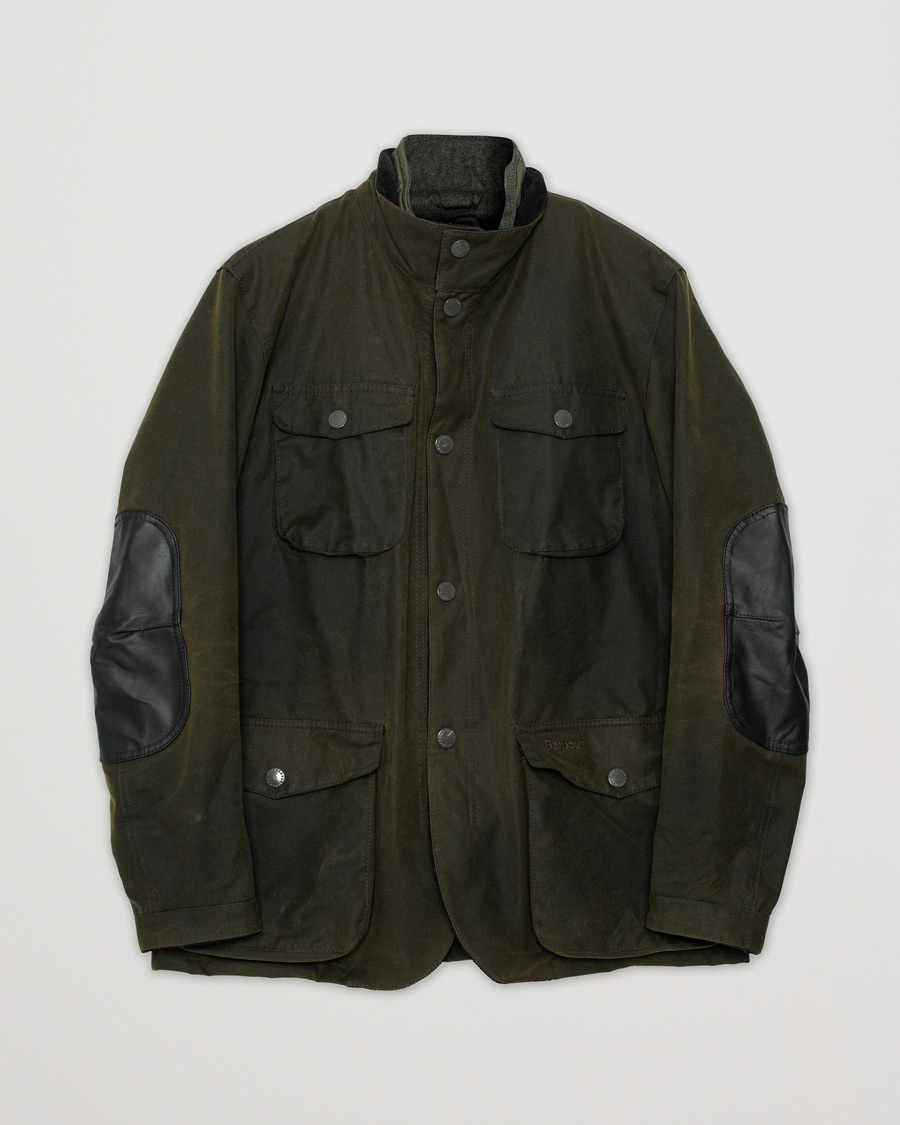 Men | Coats & Jackets | Pre-owned | Barbour Lifestyle Ogston Waxed Jacket Olive