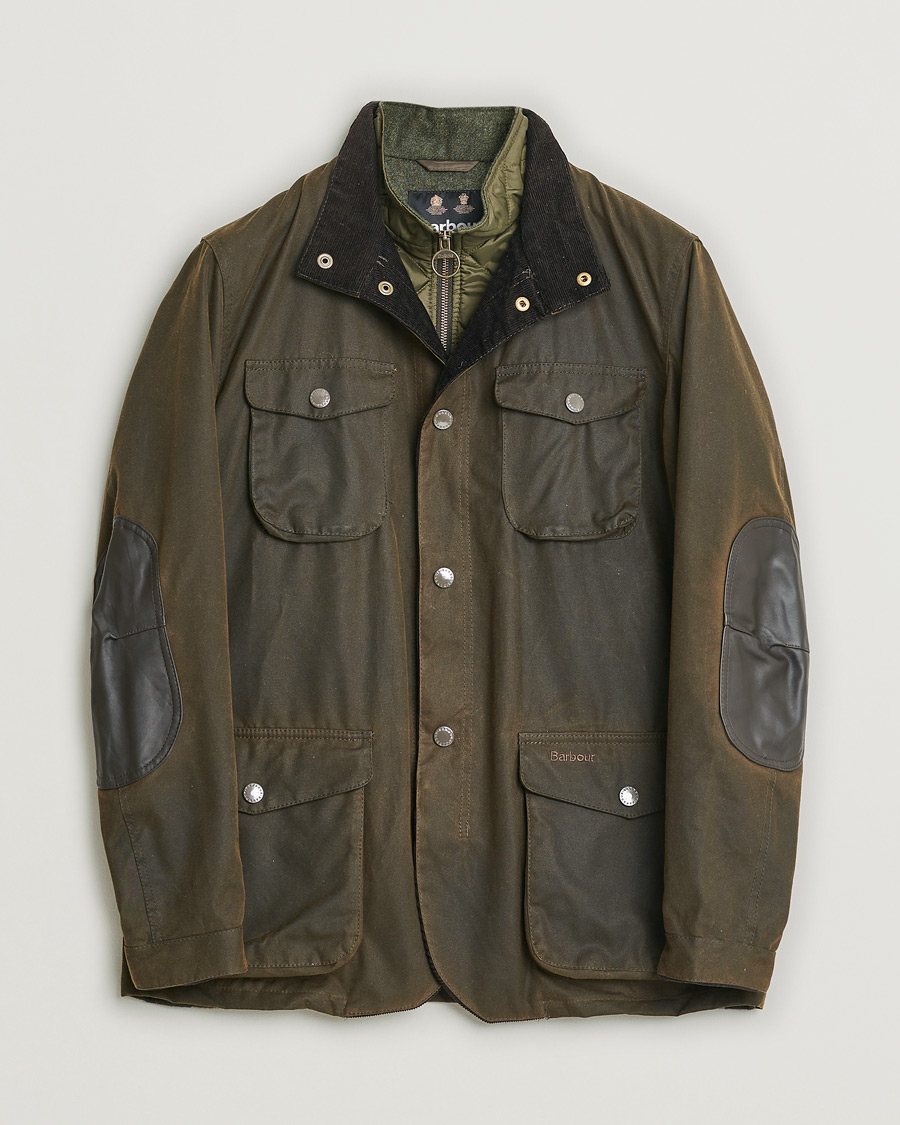 Men | Coats & Jackets | Pre-owned | Barbour Lifestyle Ogston Waxed Jacket Olive
