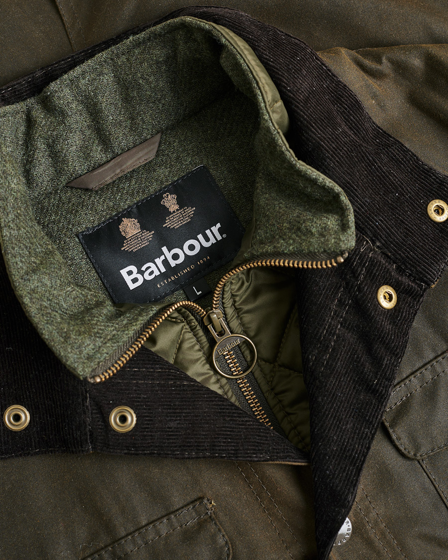 Men | Coats & Jackets | Pre-owned | Barbour Lifestyle Ogston Waxed Jacket Olive