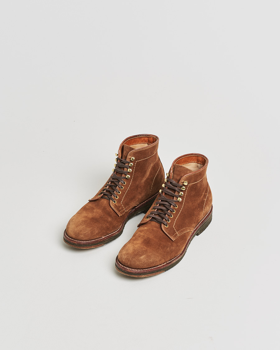 Alden 46054H Plain Toe Boot Snuff Suede US8 - EU41,5 at CareOfCarl.com