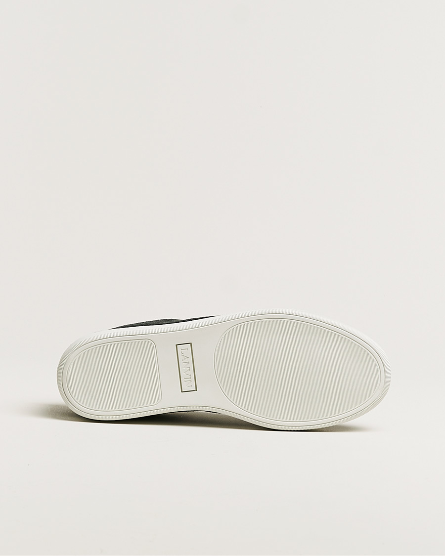 Men | Lanvin Patent Cap Toe Sneaker Dark Grey | Pre-owned | Lanvin Patent Cap Toe Sneaker Dark Grey