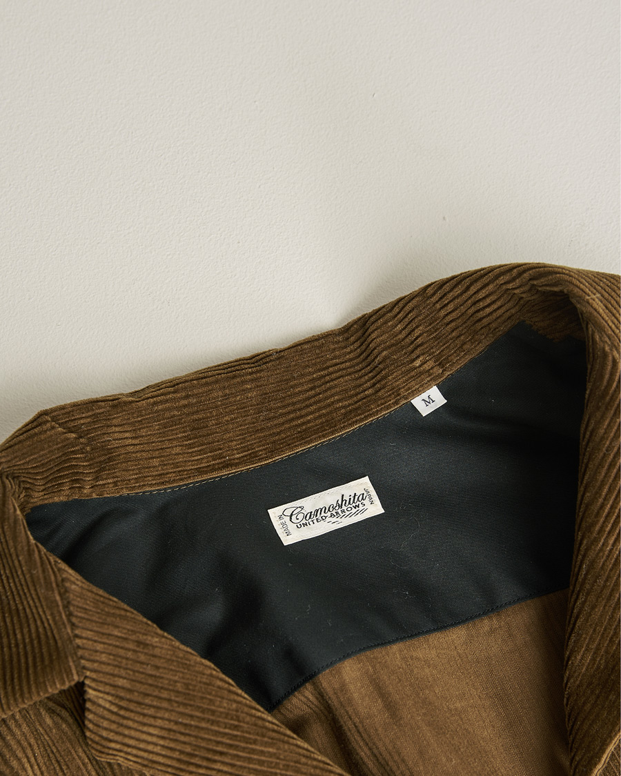 Men | Shirts | Pre-owned | Camoshita Unlined Manchester Shirt Blouson Green M