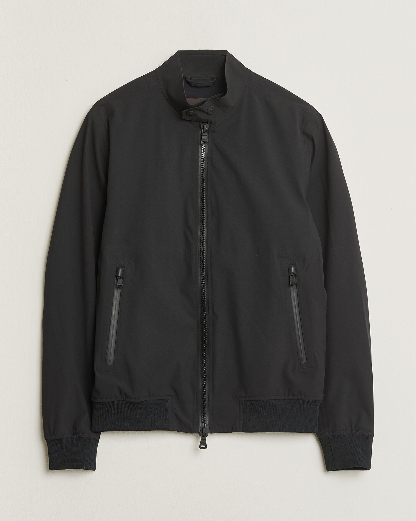 Men | Pre-owned Coats & Jackets | Pre-owned | Oscar Jacobson Hamlin Harrington Jacket Black 46