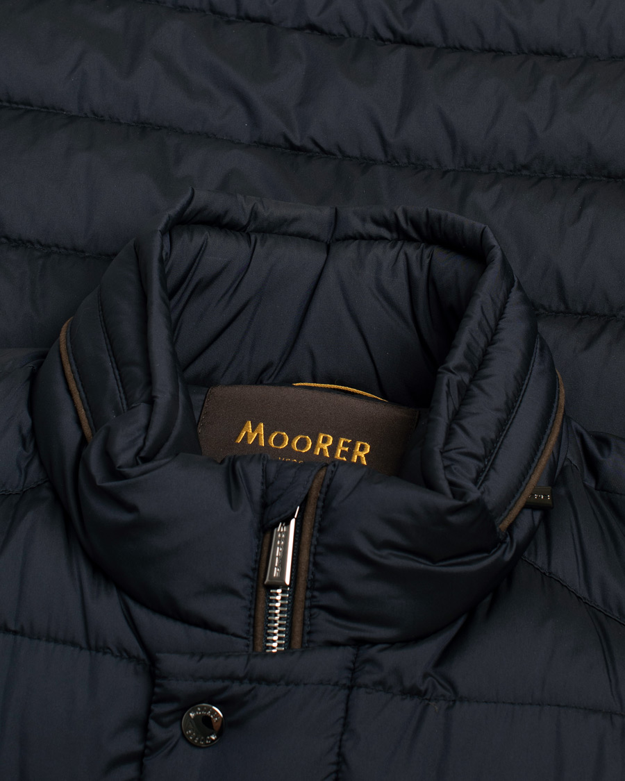 Men | Coats & Jackets | Pre-owned | MooRER Morfeo Down Vest Navy 52