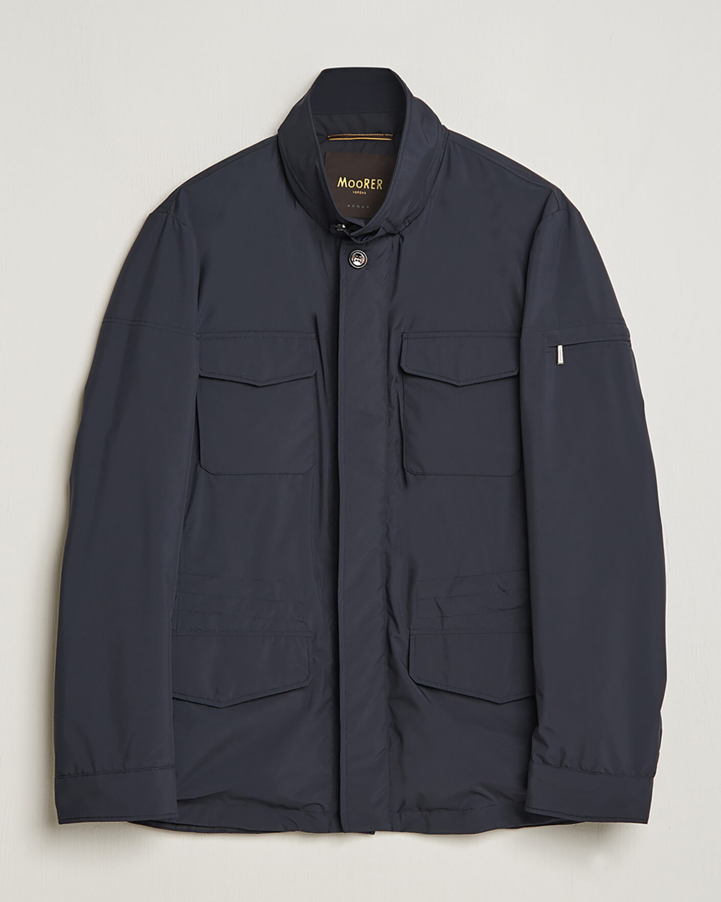 Men | Pre-owned Coats & Jackets | Pre-owned | MooRER Waterproof Nylon Field Jacket Navy 50