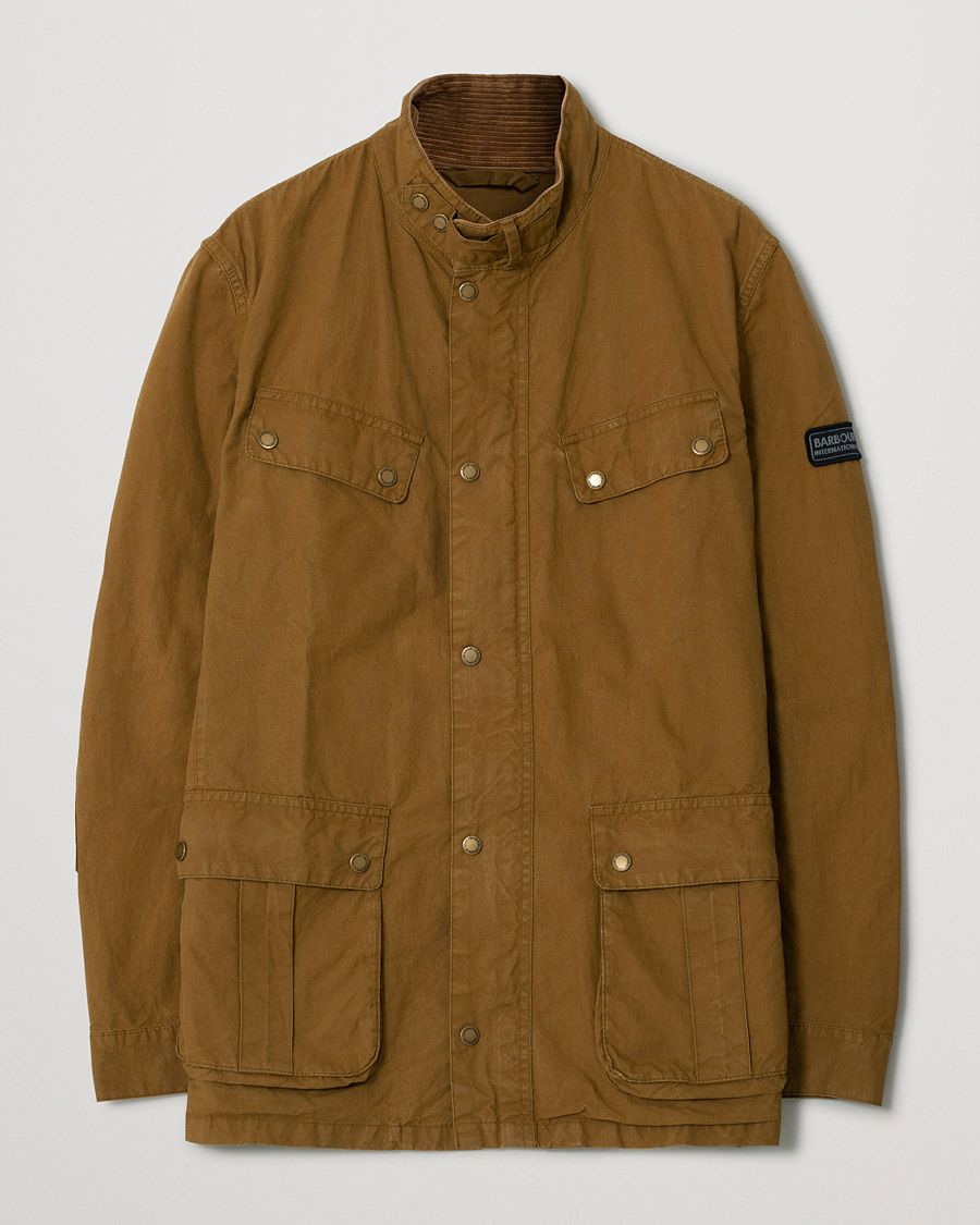 Men | Coats & Jackets | Pre-owned | Barbour International Summer Wash Duke Casual Jacket Khaki Sand L