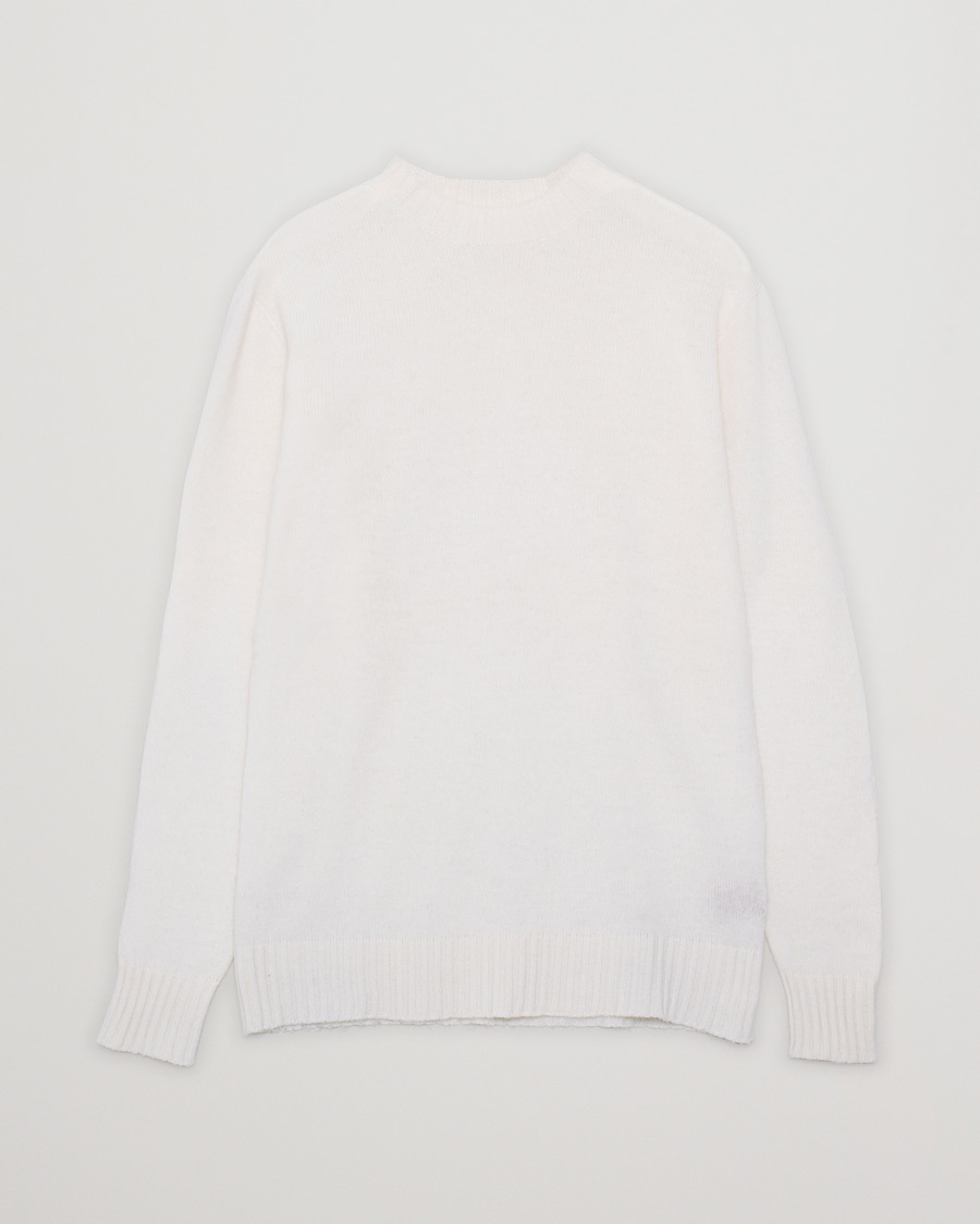 Men | Sweaters & Knitwear | Pre-owned | Altea Wool/Cashmere Crew Neck Sweater Latte