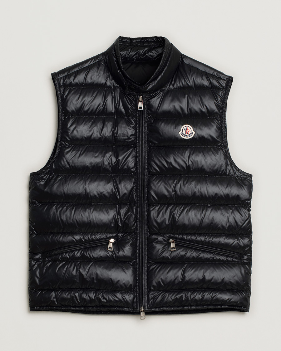 Men | Coats & Jackets | Pre-owned | Moncler Gui Vest Black