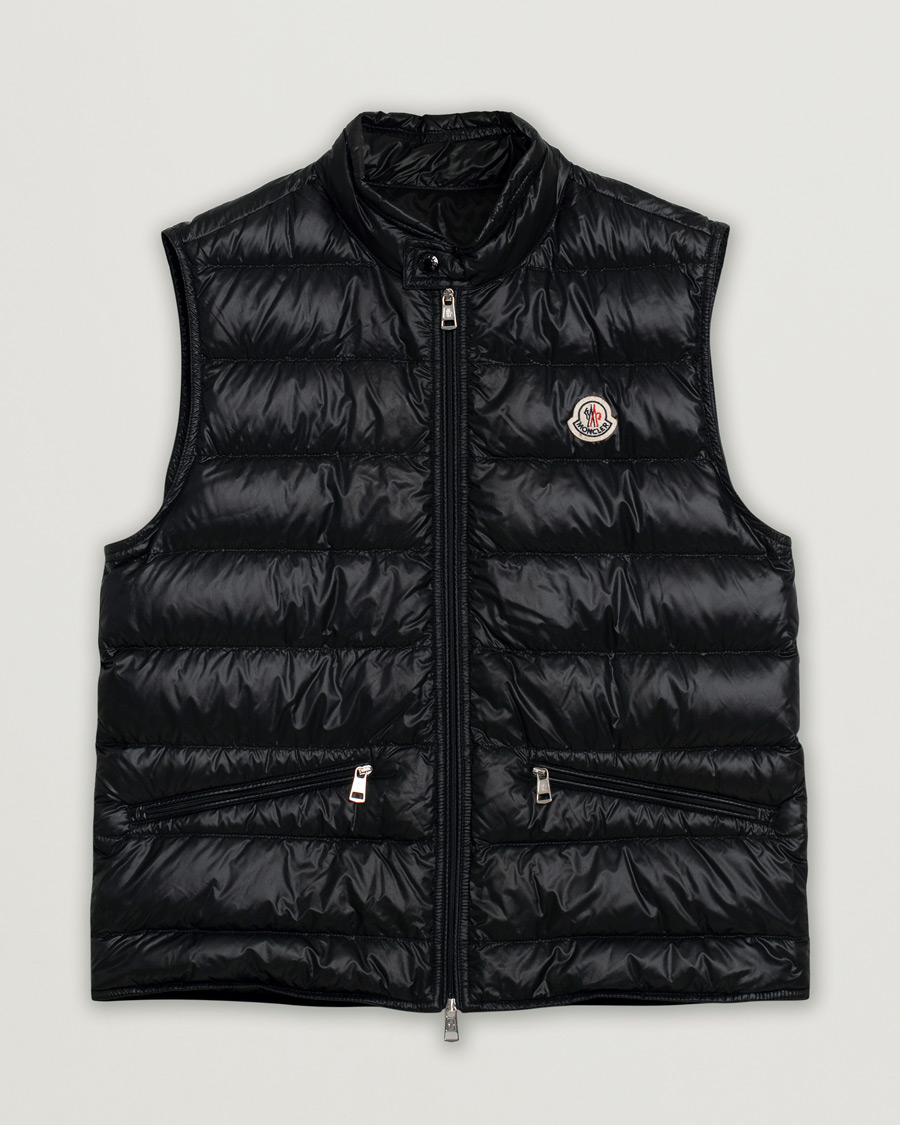 Men | Coats & Jackets | Pre-owned | Moncler Gui Vest Black