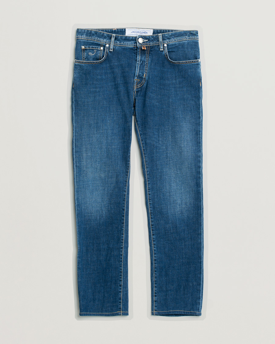 Men | Jeans | Pre-owned | Jacob Cohën 688 Slim Fit Jeans Mid Blue