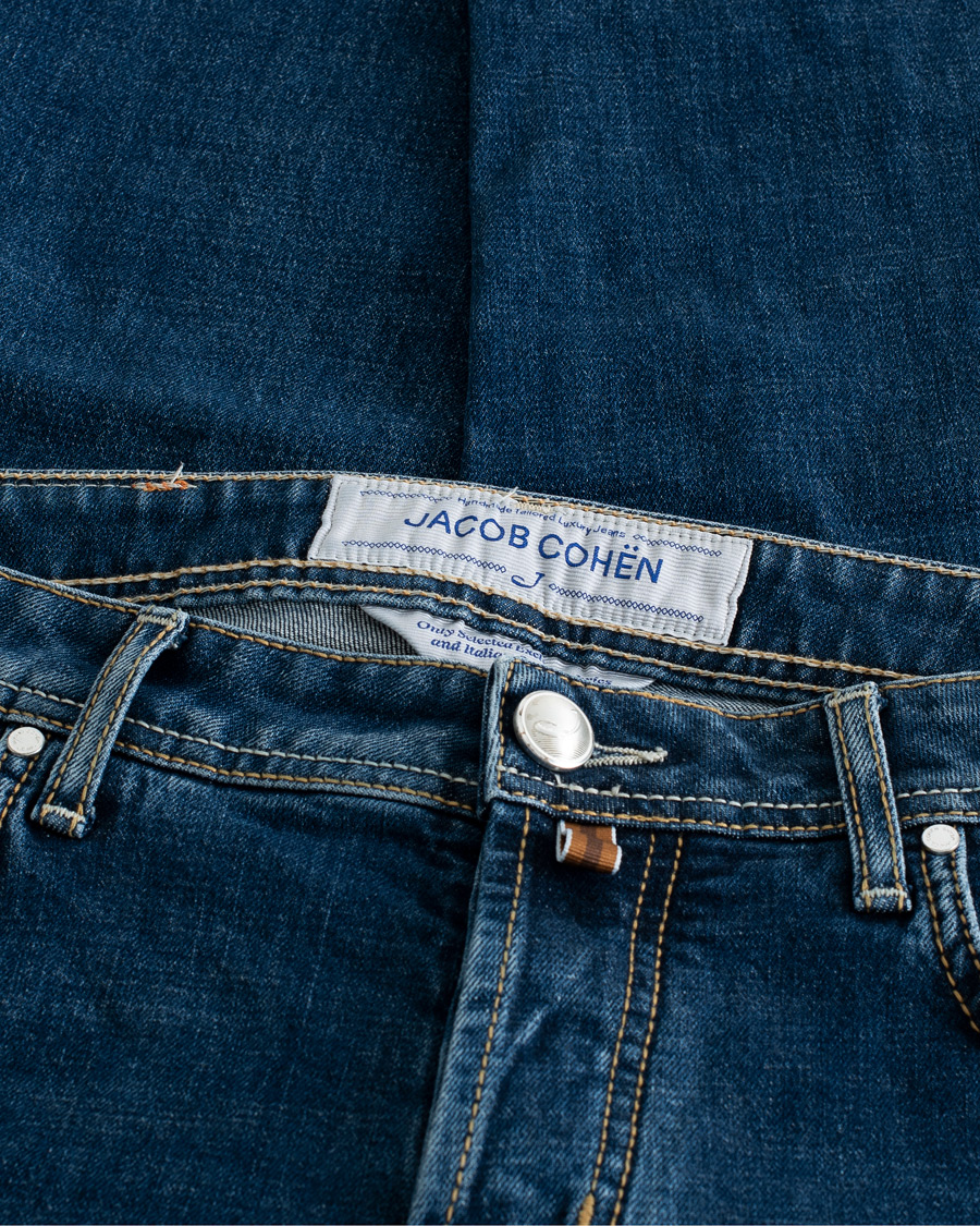 Men | Jeans | Pre-owned | Jacob Cohën 688 Slim Fit Jeans Mid Blue