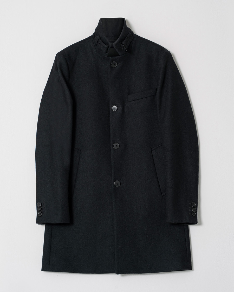 Men | Coats & Jackets | Pre-owned | J.Lindeberg Holger Compact Melton Coat Black 48