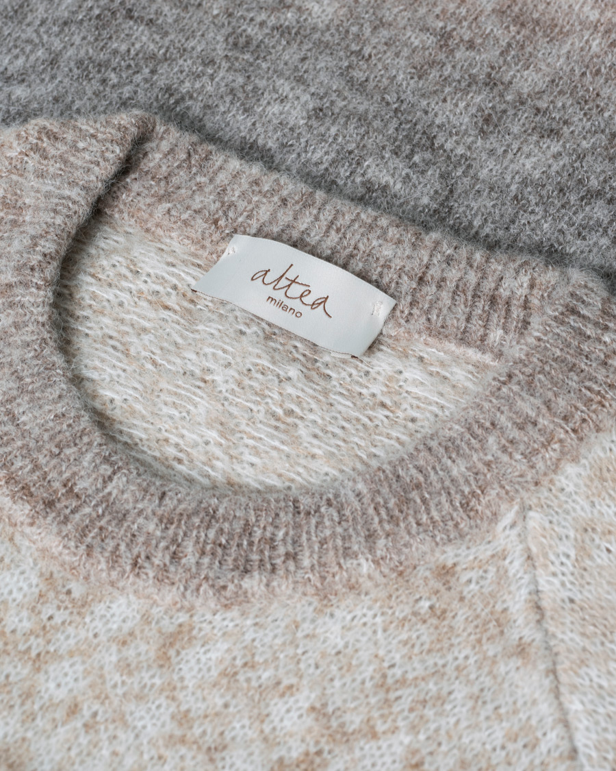 Men | Sweaters & Knitwear | Pre-owned | Altea Norwegian Jacquard Alpaca Sweater Beige