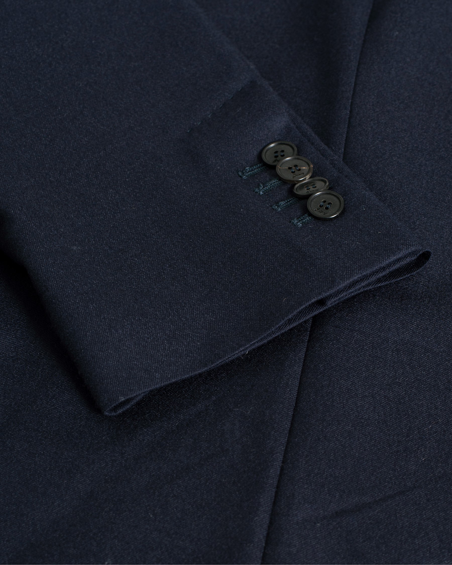 Herr | Pre-owned Kavajer | Pre-owned | Brioni Deconstructed Flannel Blazer Navy