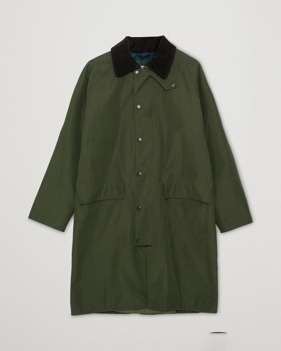 Barbour burghley os セージ40 アッキー OS Wax Burghley Sage by Barbour | Men | WP Store