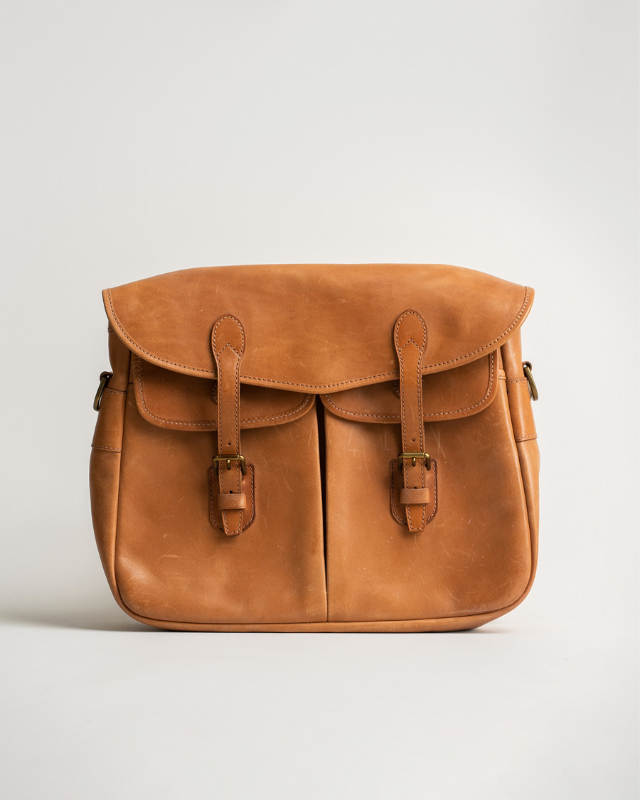 Men | Polo Ralph Lauren Leather Duffle Bag Natural | Pre-owned | Polo Ralph Lauren Leather Duffle Bag Natural