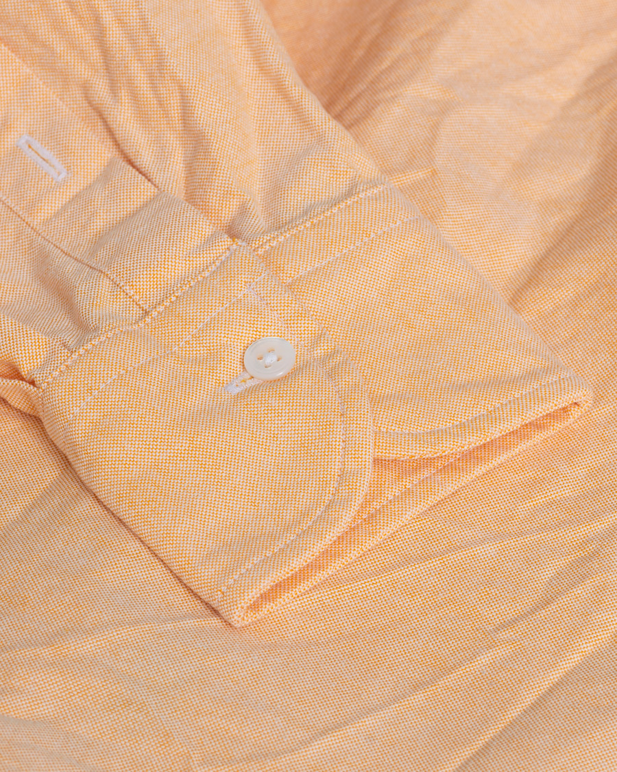 Men | Shirts | Pre-owned | Drake's Button Down Oxford Shirt Orange 42 - L