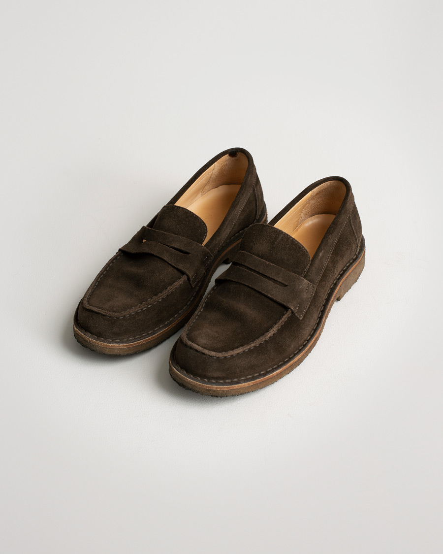 Men | Astorflex Mokaflex Loafer Dark Brown Suede | Pre-owned | Astorflex Mokaflex Loafer Dark Brown Suede