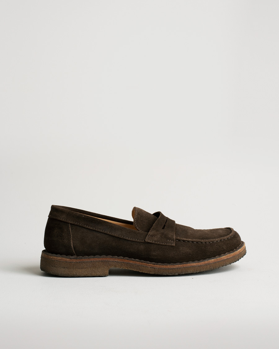 Men | Astorflex Mokaflex Loafer Dark Brown Suede | Pre-owned | Astorflex Mokaflex Loafer Dark Brown Suede