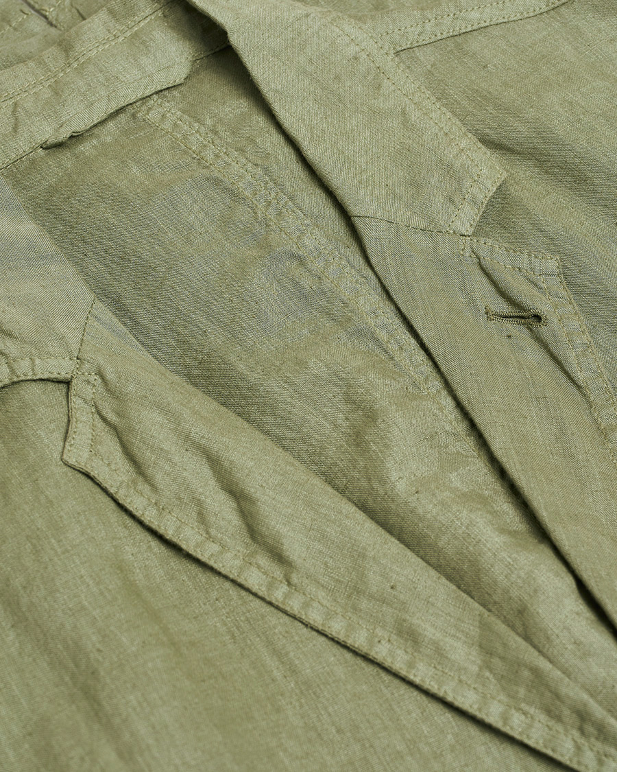 Men | Blazers | Pre-owned | Aspesi Samuraki Linen Blazer Military