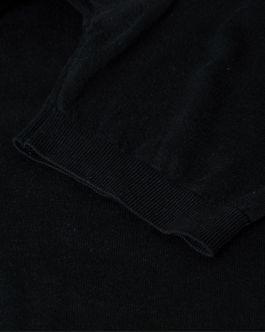 Men | Polo Shirts | Pre-owned | John Smedley Adrian Slim Fit Sea Island Polo Black