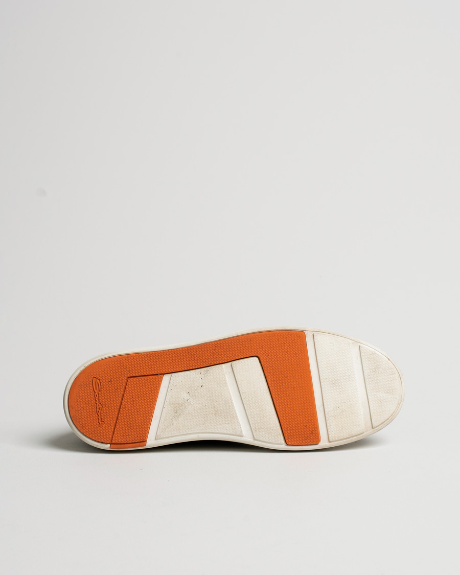 Herren | Pre-owned Schuhe | Pre-owned | Santoni Derby Plain Sneaker Navy Suede