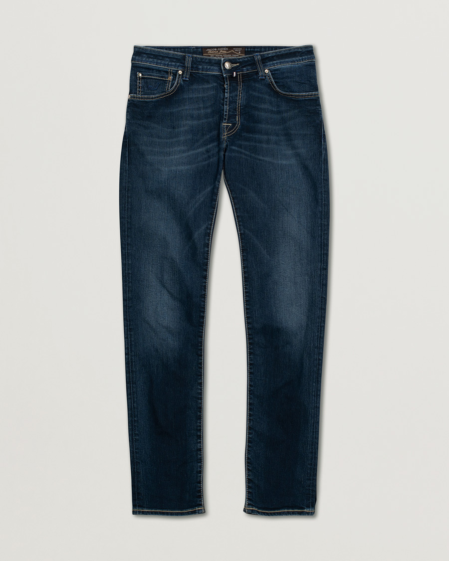 Men | Jeans | Pre-owned | Jacob Cohën Nick 622 Slim Fit Stretch Jeans Medium Blue W33