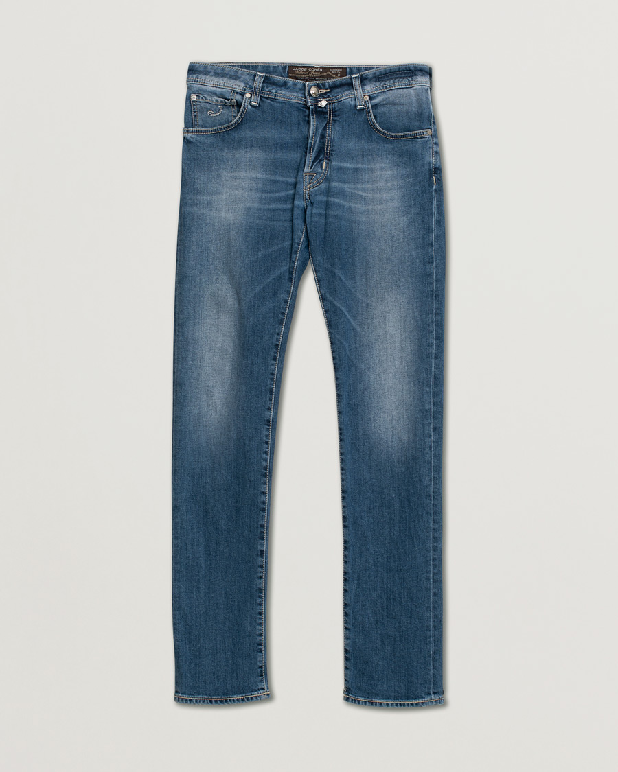 Men | Jeans | Pre-owned | Jacob Cohën Nick 622 Slim Fit Stretch Jeans Blue W33