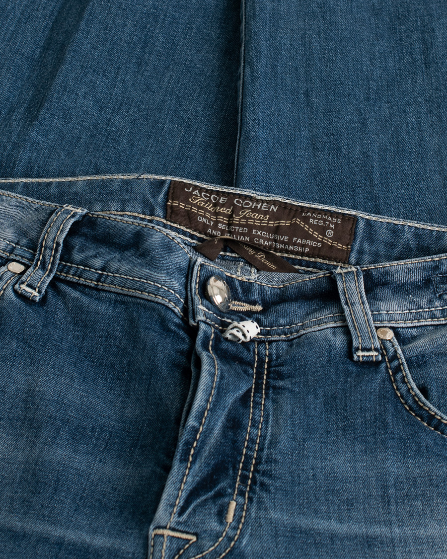 Men | Jeans | Pre-owned | Jacob Cohën Nick 622 Slim Fit Stretch Jeans Blue W33