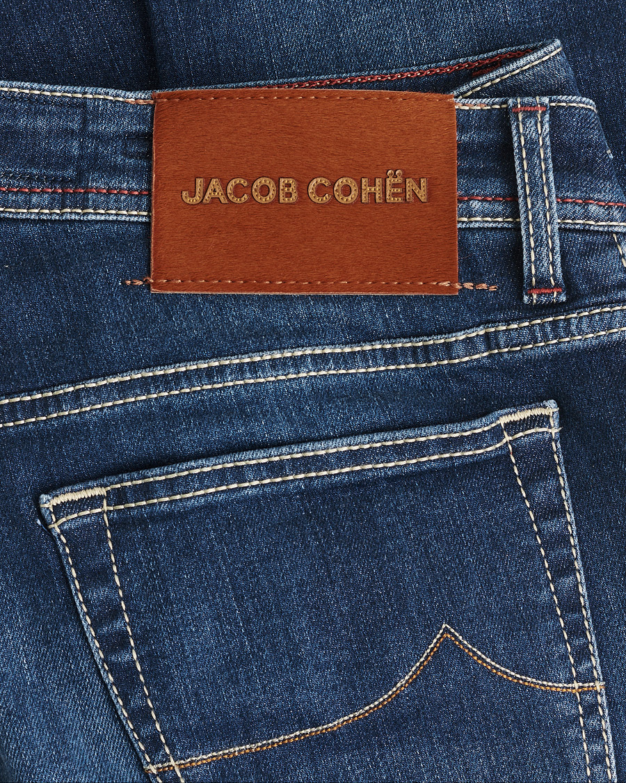 Men | Pre-owned Jeans | Pre-owned | Jacob Cohën Bard 688 Slim Fit Stretch Jeans Medium Dark W34