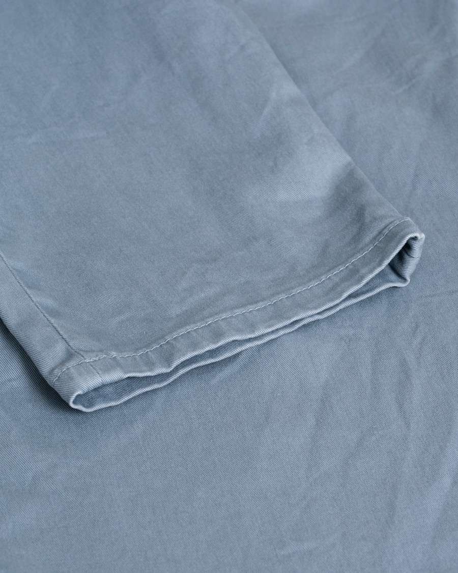 Men | Trousers | Pre-owned | Briglia 1949 Slim Fit Cotton Chinos Light Blue