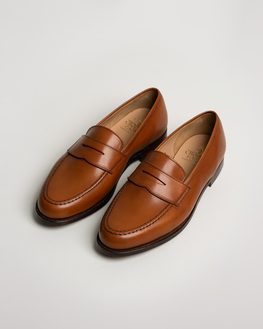 Men | Boston Leather Sole Light Brown Calf | Pre-owned | Boston Leather Sole Light Brown Calf