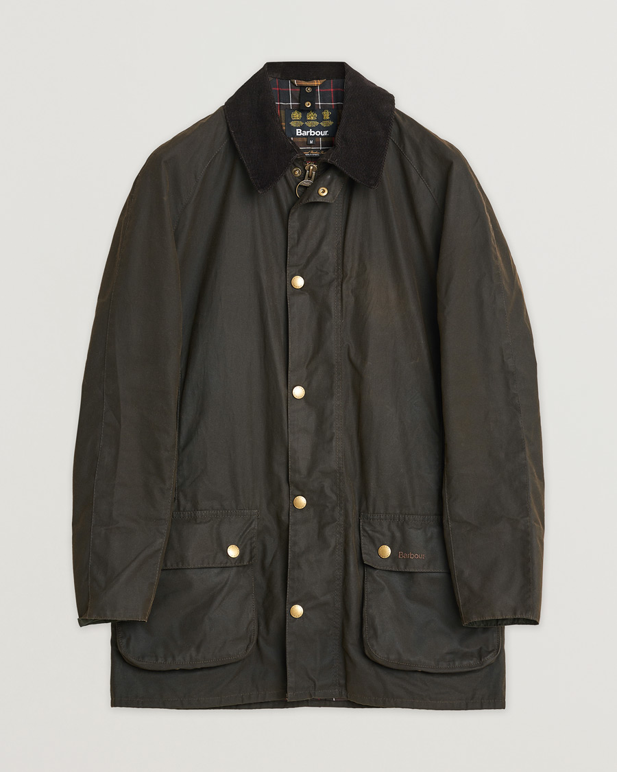 Men | Barbour Lifestyle Beausby Waxed Jacket Olive | Pre-owned | Barbour Lifestyle Beausby Waxed Jacket Olive