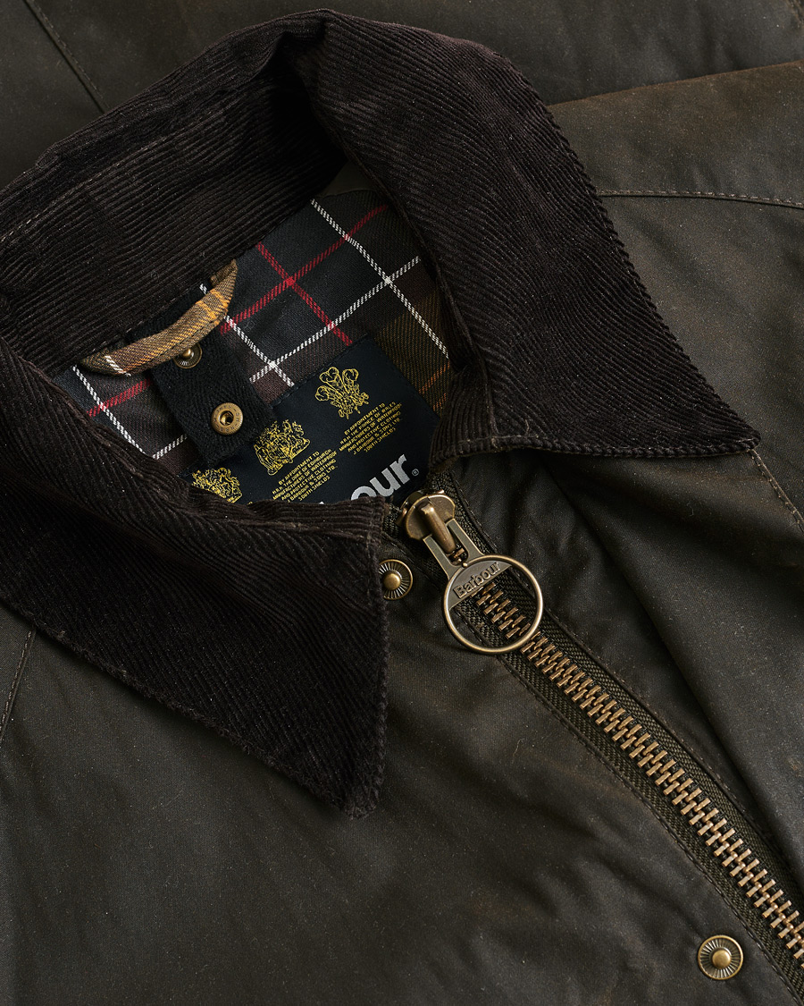 Men | Barbour Lifestyle Beausby Waxed Jacket Olive | Pre-owned | Barbour Lifestyle Beausby Waxed Jacket Olive
