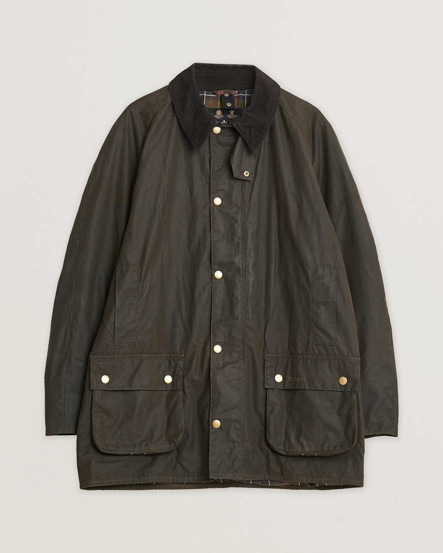 Men | Barbour Lifestyle Beausby Waxed Jacket Olive | Pre-owned | Barbour Lifestyle Beausby Waxed Jacket Olive