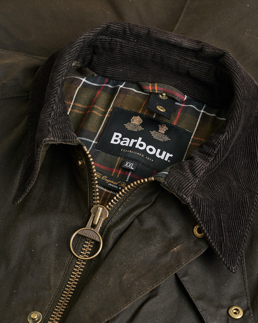 Men | Barbour Lifestyle Beausby Waxed Jacket Olive | Pre-owned | Barbour Lifestyle Beausby Waxed Jacket Olive
