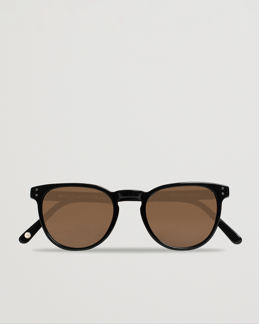 Men | Nividas Eyewear Madrid Polarized Sunglasses Shiny Black | Pre-owned | Nividas Eyewear Madrid Polarized Sunglasses Shiny Black