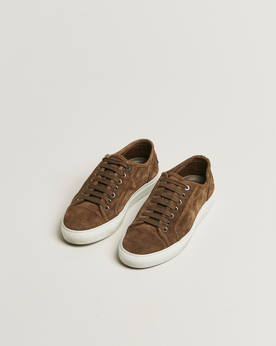 Men | Brioni Casetta Suede Sneakers Brown | Pre-owned | Brioni Casetta Suede Sneakers Brown