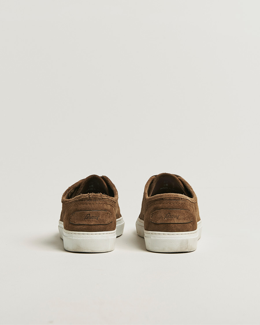 Men | Brioni Casetta Suede Sneakers Brown | Pre-owned | Brioni Casetta Suede Sneakers Brown