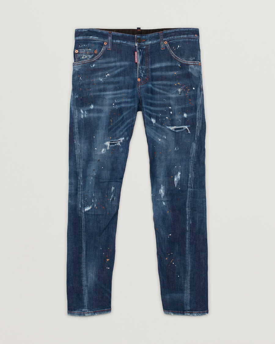 Dsquared2 Sexy Twist Jeans Deep Blue Wash at CareOfCarl.com