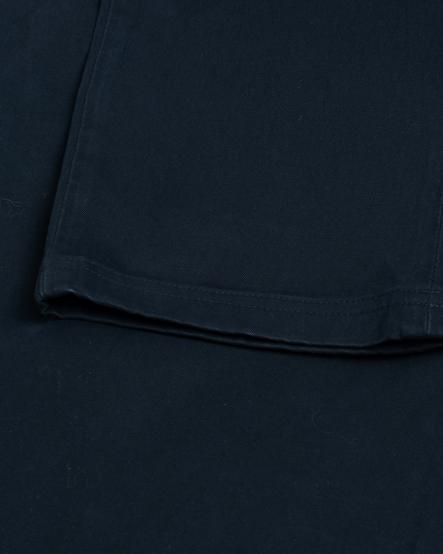 Men | Trousers | Pre-owned | Incotex Slim Fit Cotton Stretch Chinos Navy