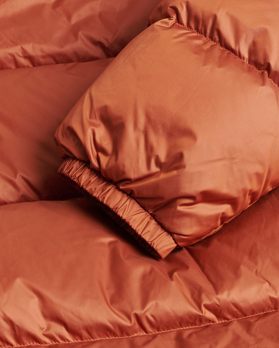 Men | Pre-owned Coats & Jackets | Pre-owned | GANT Shiny Puffer Hooded Jacket Rust XL