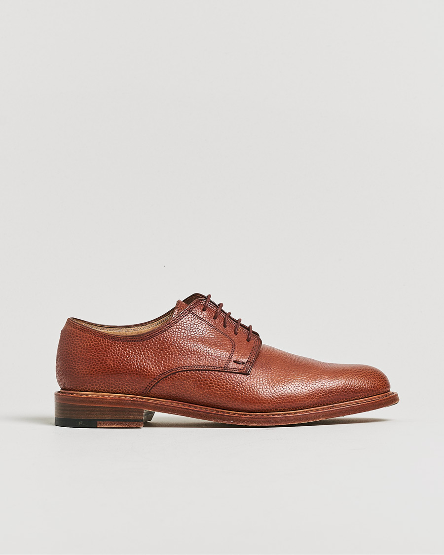 Men | Pre-owned Welted shoes | Pre-owned | Paraboot Grained Leather Derby Brown UK7,5 - EU41,5