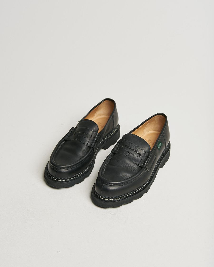 Men | Paraboot Reims Loafer Black | Pre-owned | Paraboot Reims Loafer Black