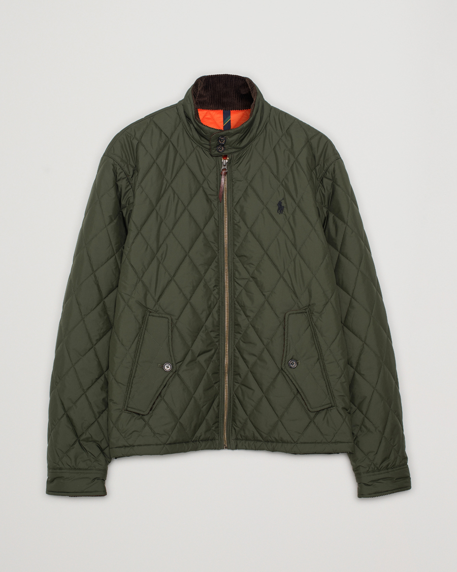 Men | Coats & Jackets | Pre-owned | Polo Ralph Lauren Beaton Quilted Jacket Company Olive M