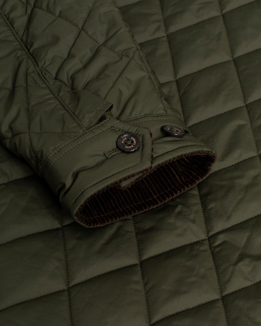 Men | Coats & Jackets | Pre-owned | Polo Ralph Lauren Beaton Quilted Jacket Company Olive M