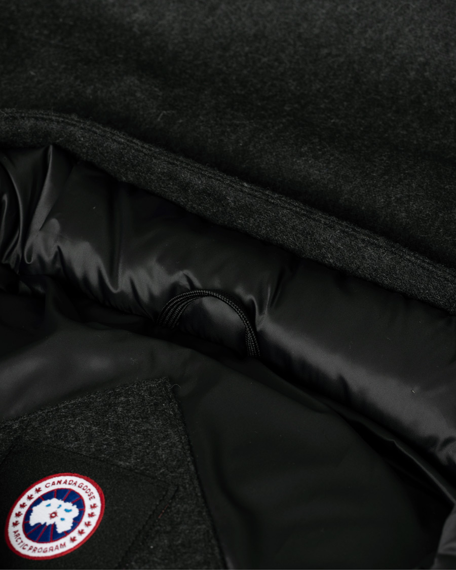 Men | Coats & Jackets | Pre-owned | Canada Goose Garson Wool Vest Carbon Melange