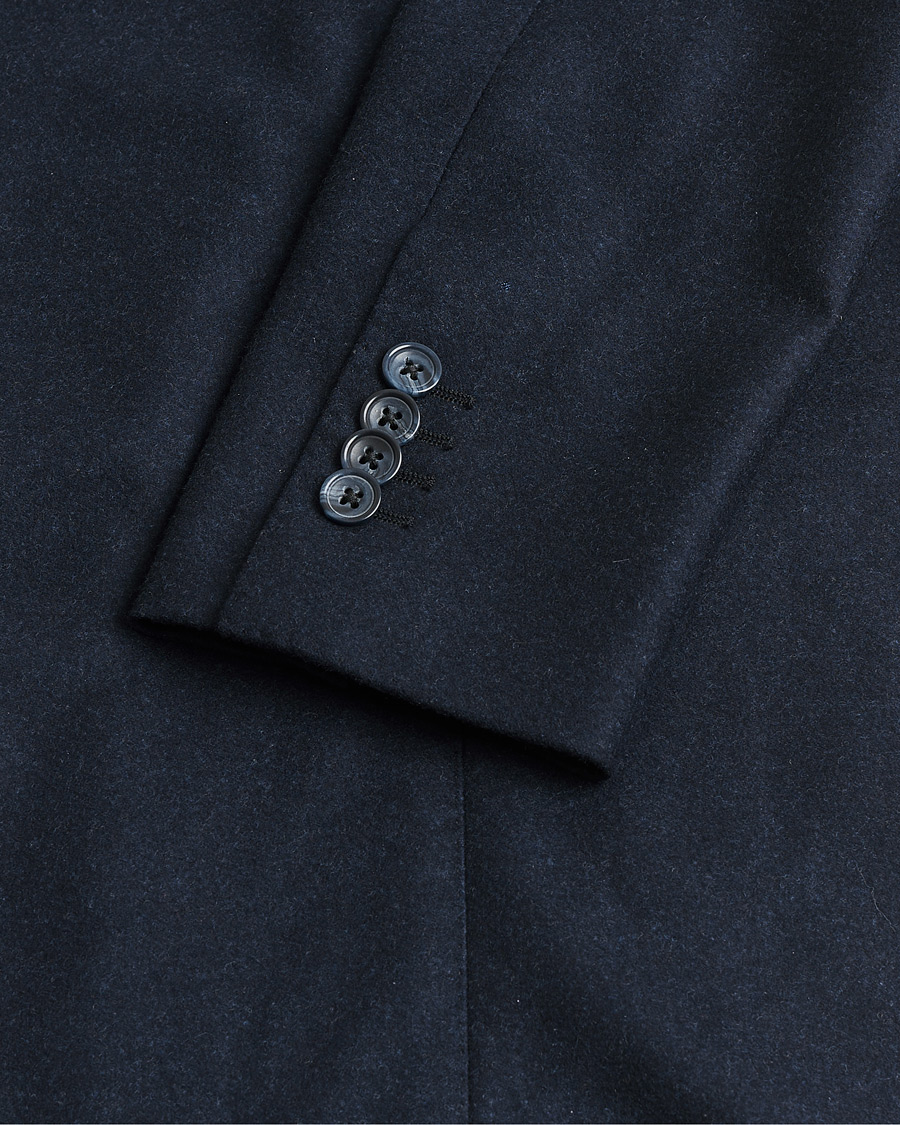 Men | Pre-owned Blazers | Pre-owned | Rose & Born Flannel Double Breasted Blazer Navy 48