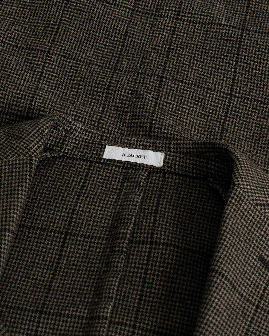Men | Blazers | Pre-owned | Boglioli K Jacket Wool Check Blazer Brown